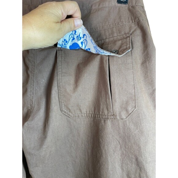 Marmot Capri Pants‎ 6 Womens Brown Cargo Pockets Cropped Beth Rodden Outdoor - Picture 7 of 16